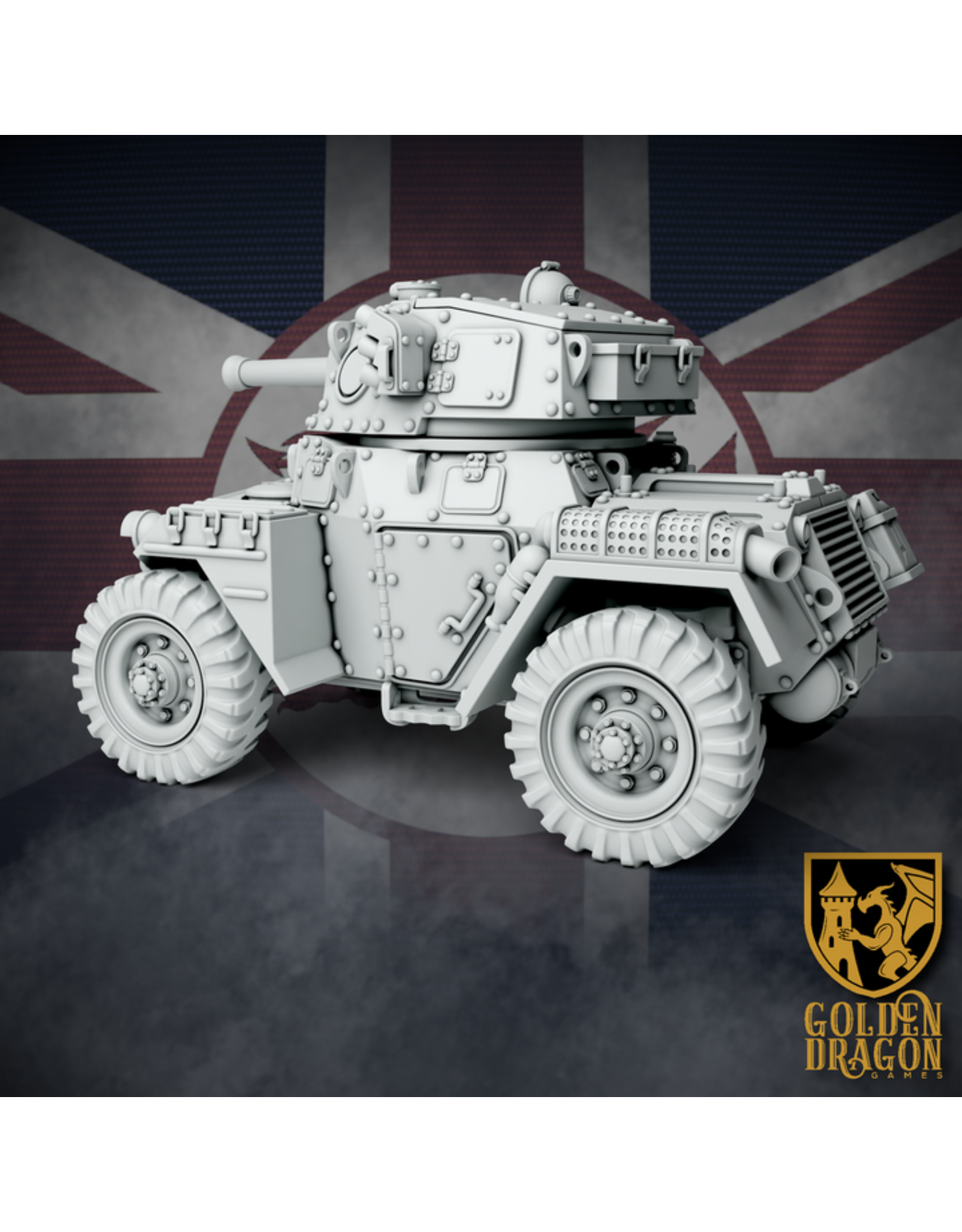 Golden Dragon Games British Empire - Command Armored Car Mk. II, "Bedivere"