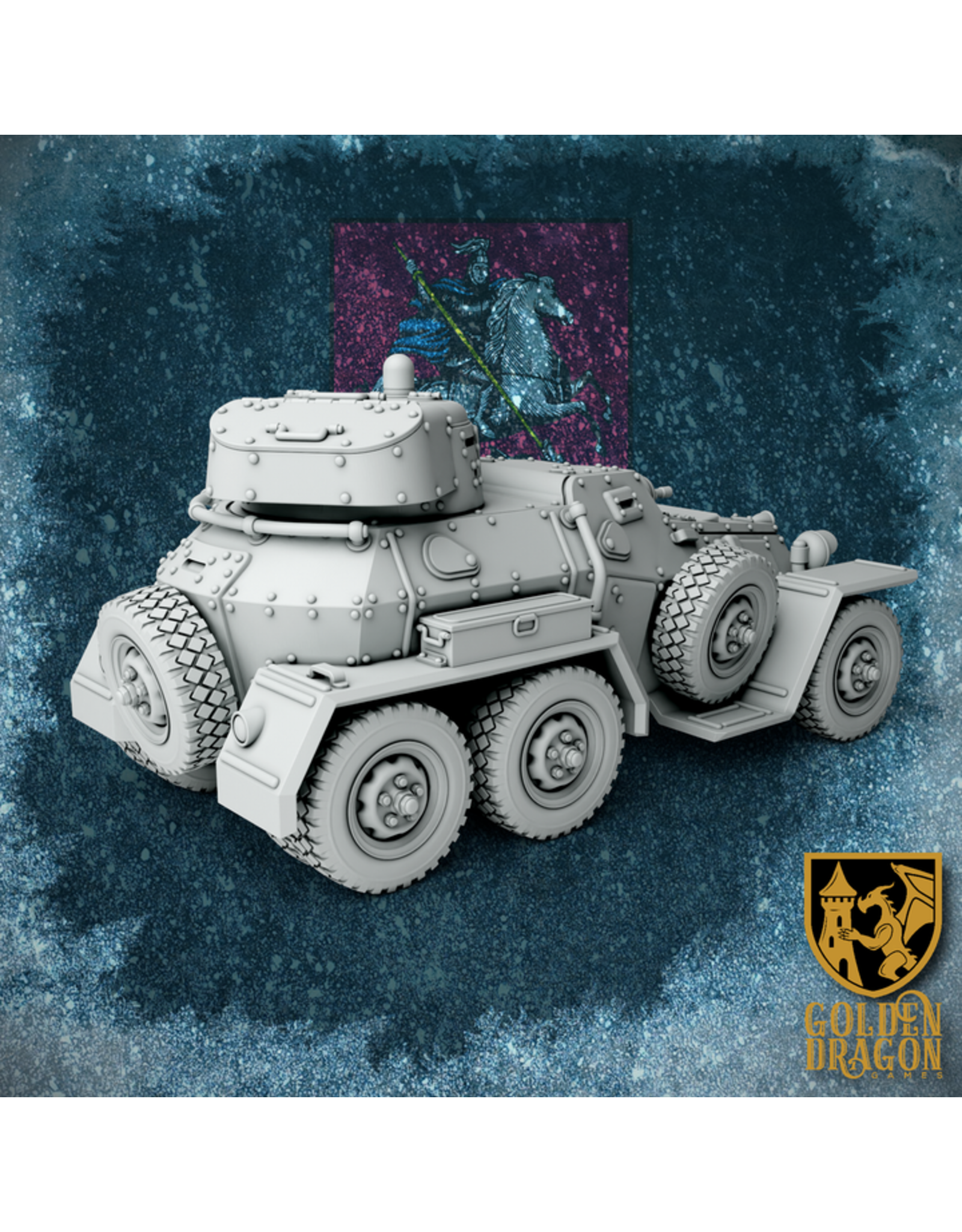 Golden Dragon Games Russian Empire - BA-36 Armored Scout Car