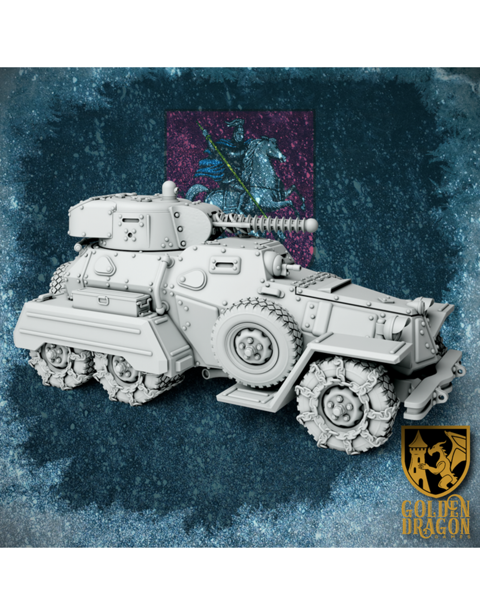 Golden Dragon Games Russian Empire - BA-36 Armored Scout Car