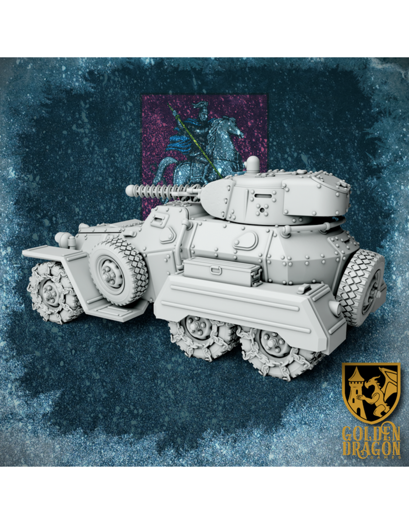 Golden Dragon Games Russian Empire - BA-36 Armored Scout Car