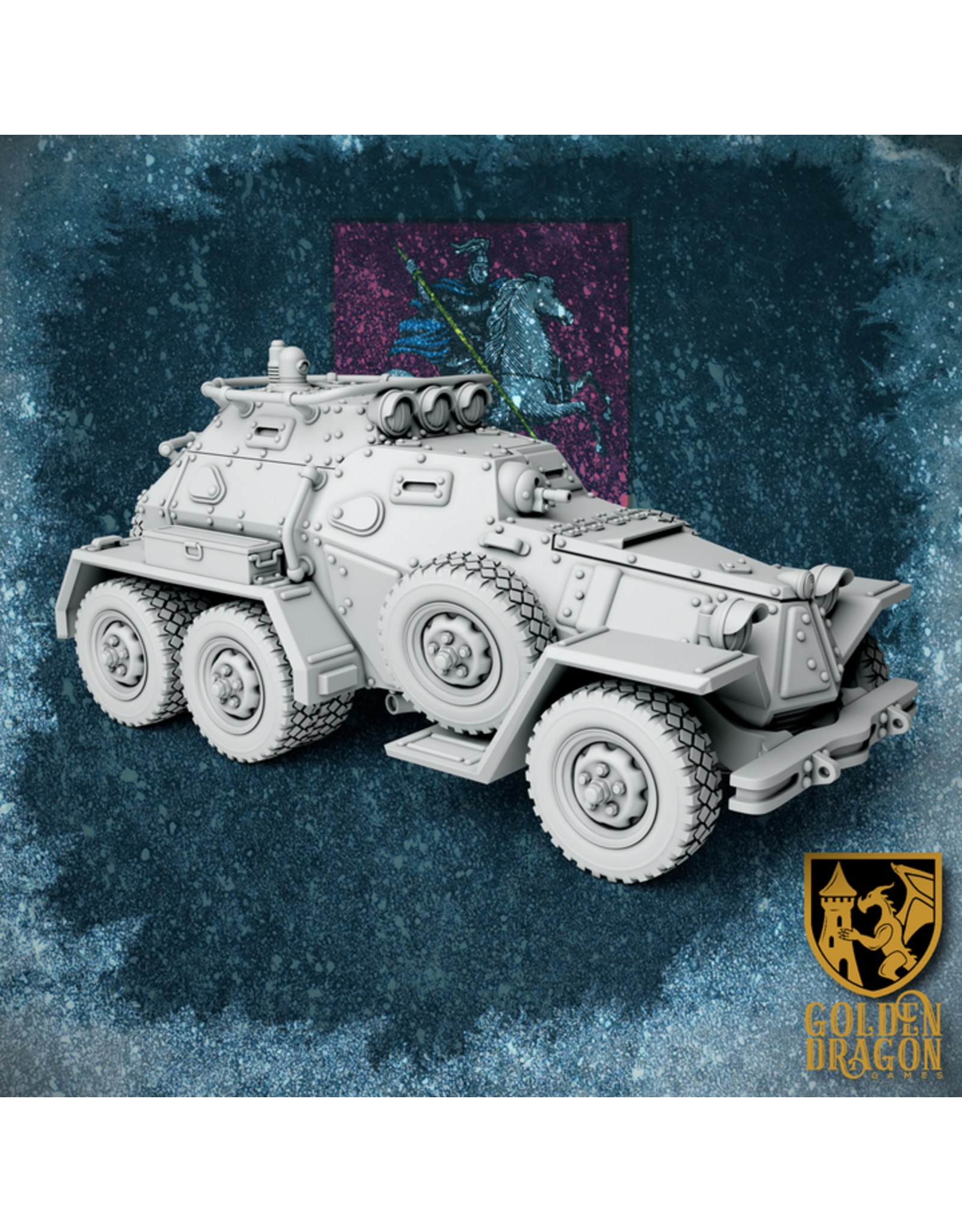 Golden Dragon Games Russian Empire - BA-36 Armored CMD Car