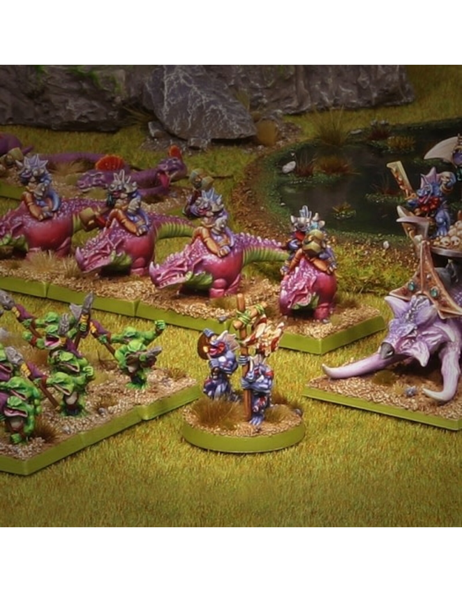 Spellcrow Reptilians Warriors Command Group