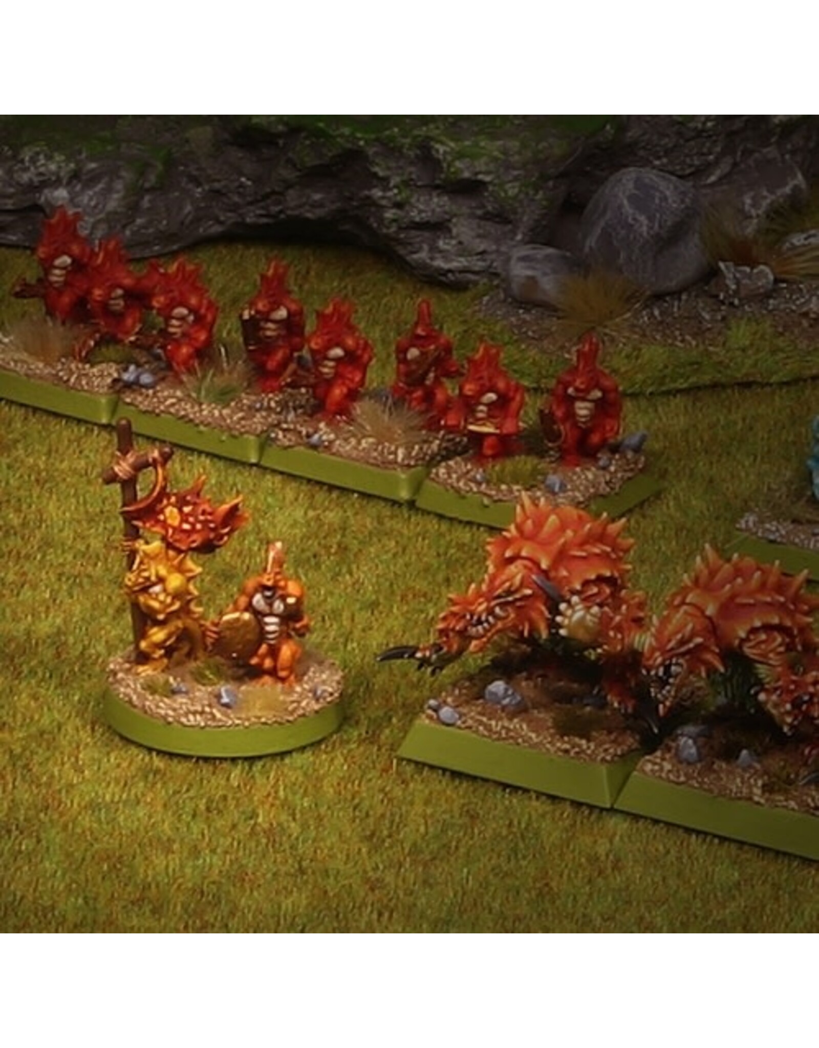 Spellcrow Reptilians Warriors Command Group