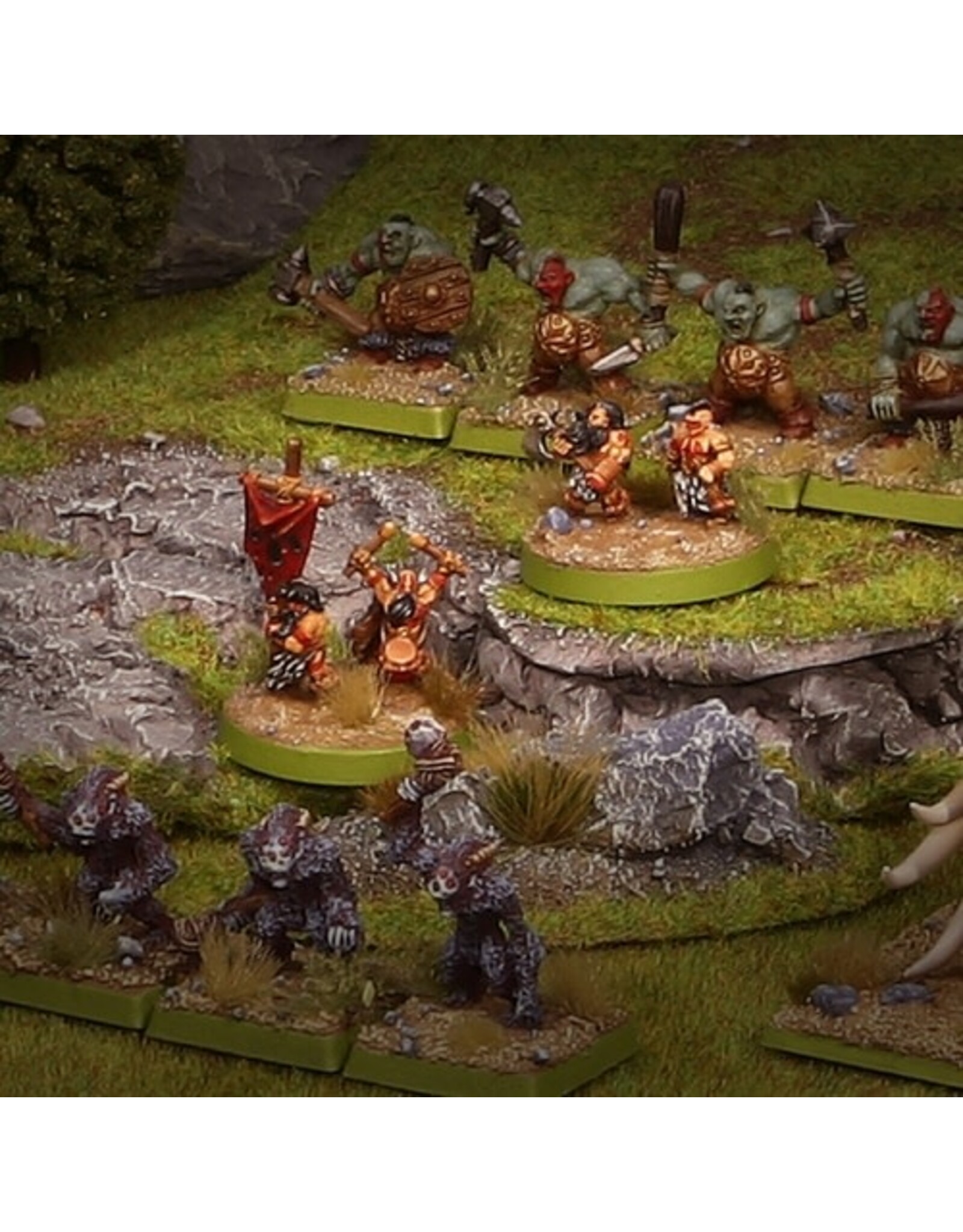 Spellcrow Barbarians Warriors Command Group