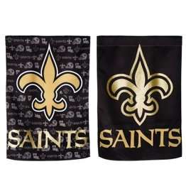 Evergreen Enterprises Suede Glitter Saints House Flag