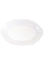 The Royal Standard LaFleur Platter-Oval (White) Size 15”