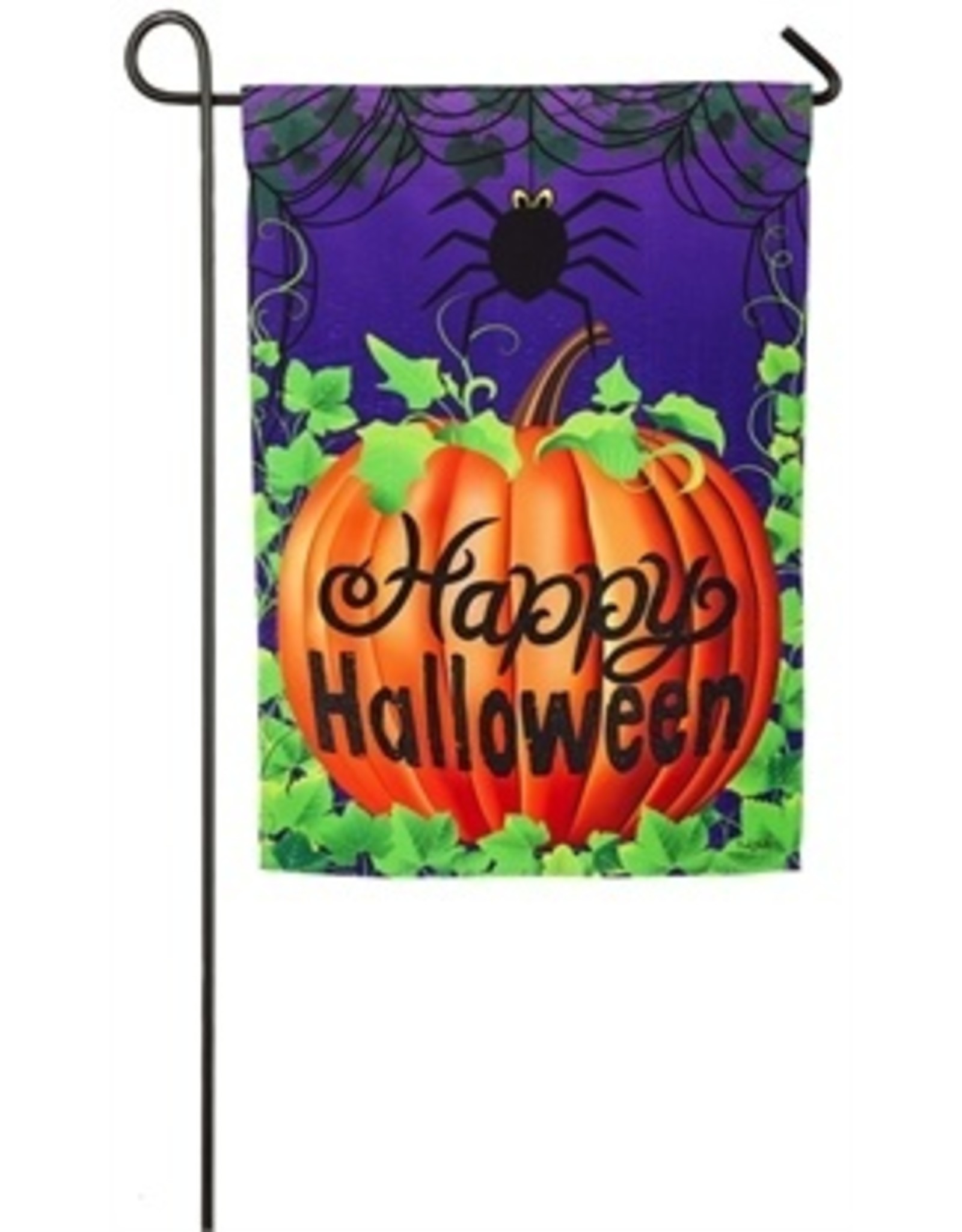 Evergreen Enterprises Halloween Spider Garden Flag