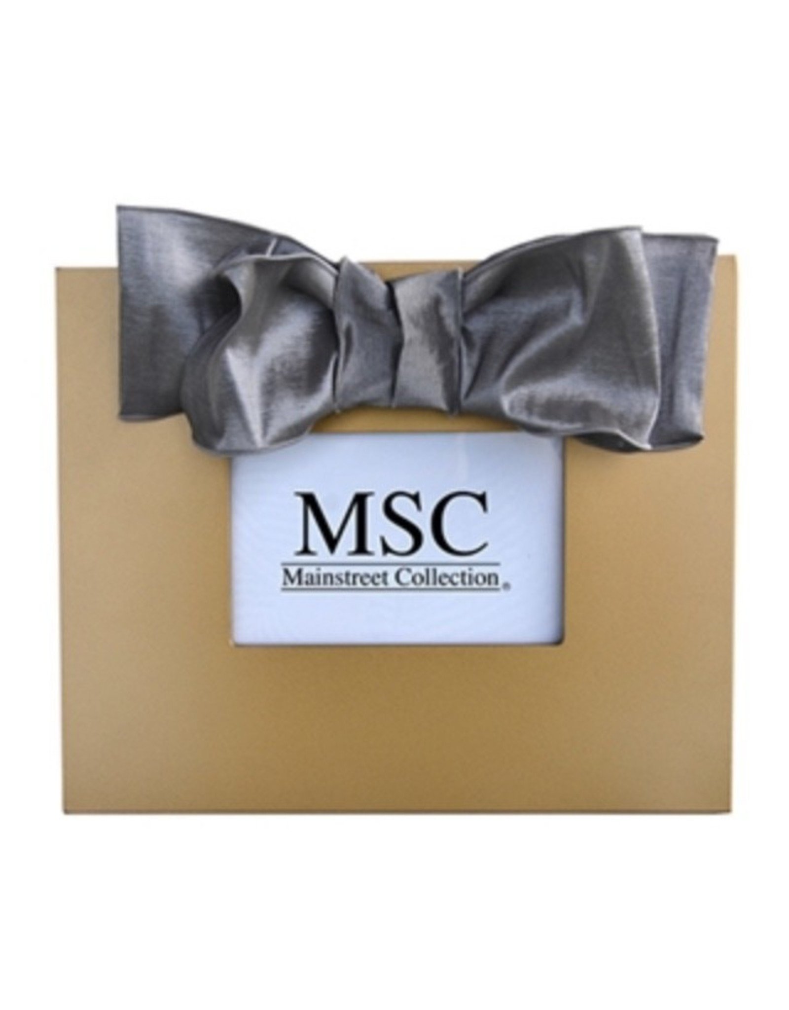 Mainstreet Collection Gold/Silver Chiffon Bow Frame