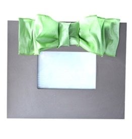 Mainstreet Collection Sliver-Lime Metallic Bow Frame