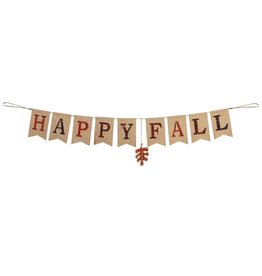 Evergreen Enterprises Happy Fall Seasonal Decor Banner