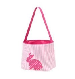 Wholesale Boutique Hot Pink Cotton Tail Easter Bucket