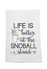 Nola Tawk Life Is Better Snoball Kitchen Towel