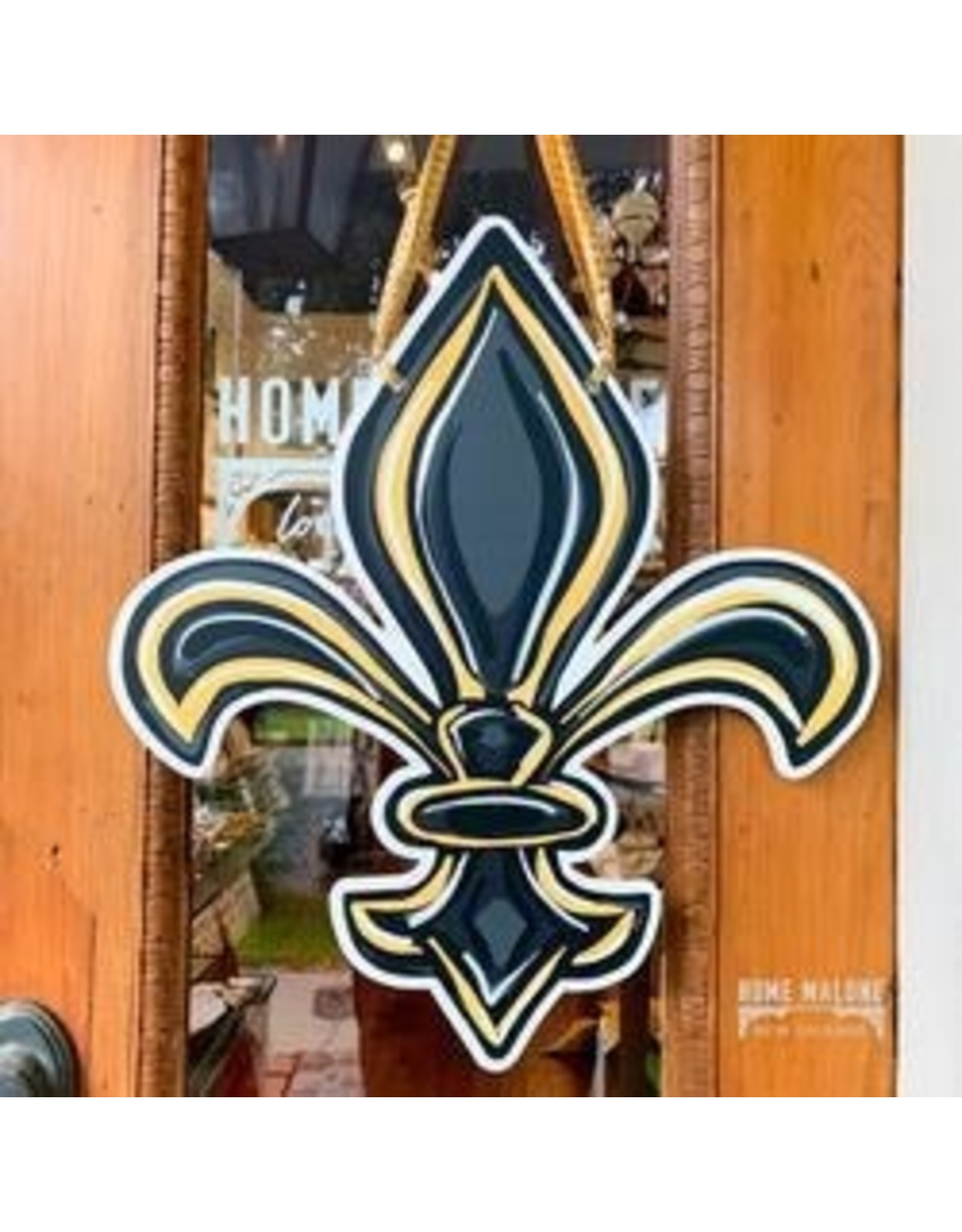 Home Malone Saints Fleur De Lis Door Hanger