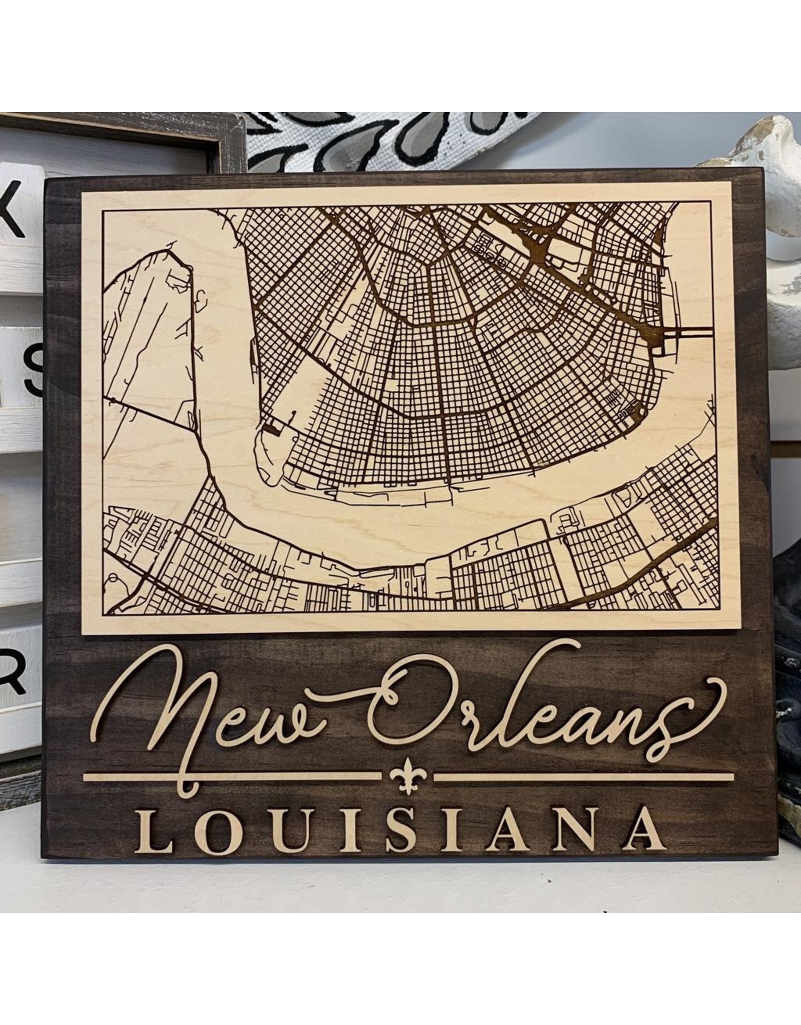 Miche Designs MICHE-NO STREET MAP LASER 3D SIGN