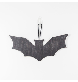 Adams & Co. Bat Wooden Ornament - Large