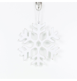 Adams & Co. Snowflake Wooden Ornament