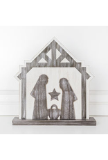 Adams & Co. Wooden Nativity Set