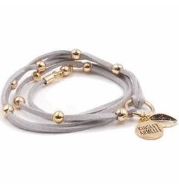 Kinsley Armelle Wrap Collection-Misty Bracelet Gold