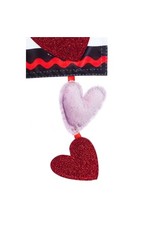 Evergreen Enterprises Valentine's Stripe House Applique Flag