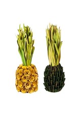 Evergreen Enterprises Natural Fiber Pineapple Tabletop Decor 2 Asst