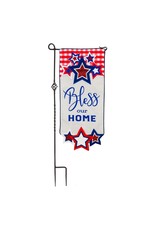 Evergreen Enterprises Americana Bless Our Home Everlasting Impressions Textile Décor