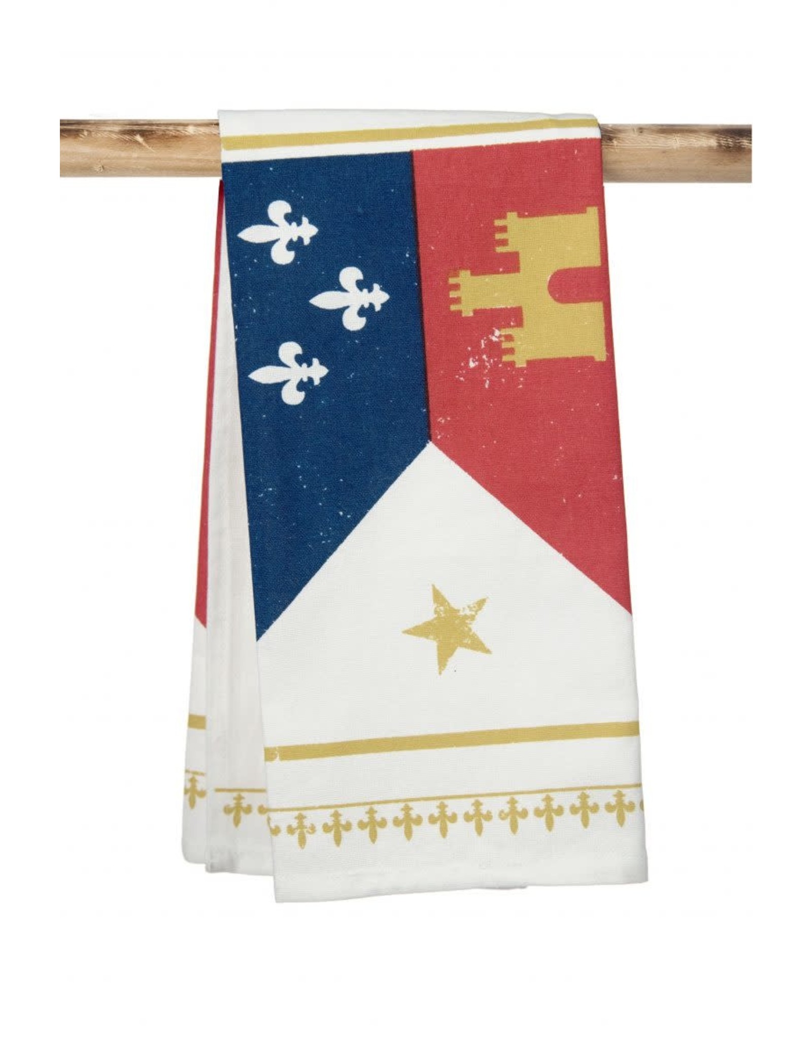 The Parish Line Acadiana Flag Kitchen Towel