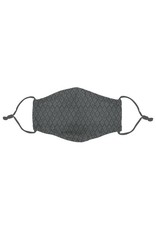 Ivystone Poly Face Mask W/Filter Pocket-Charcoal Diamond
