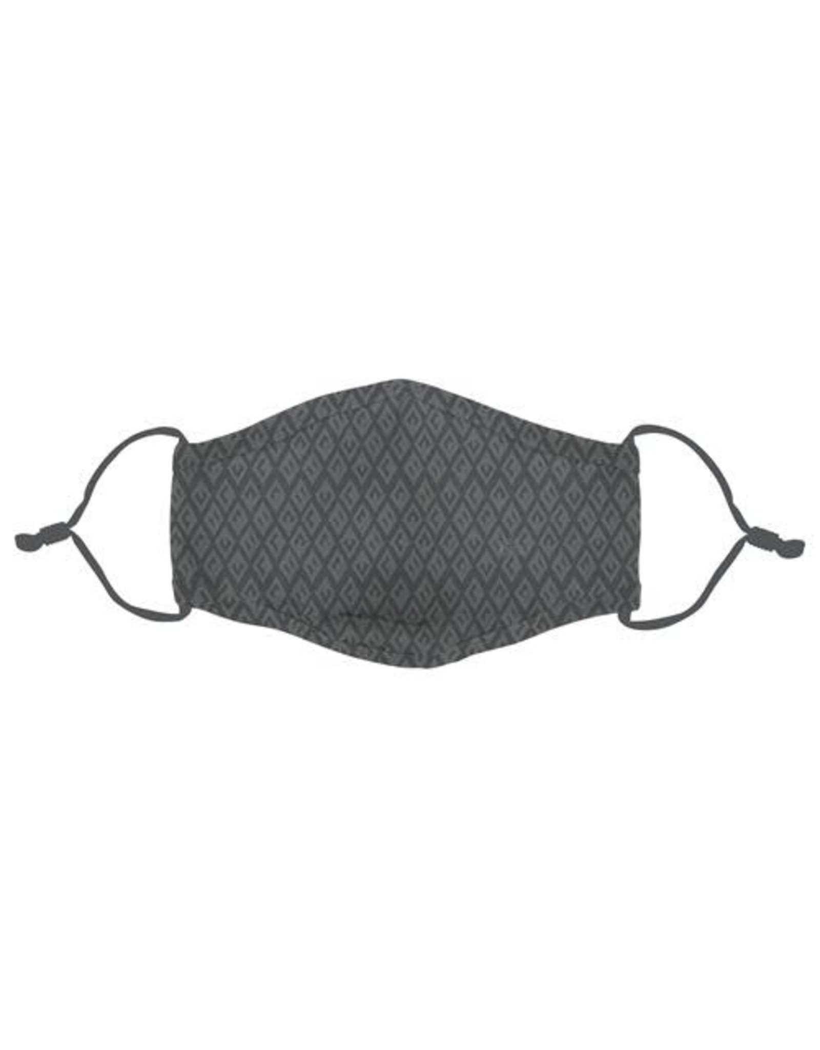 Ivystone Poly Face Mask W/Filter Pocket-Charcoal Diamond