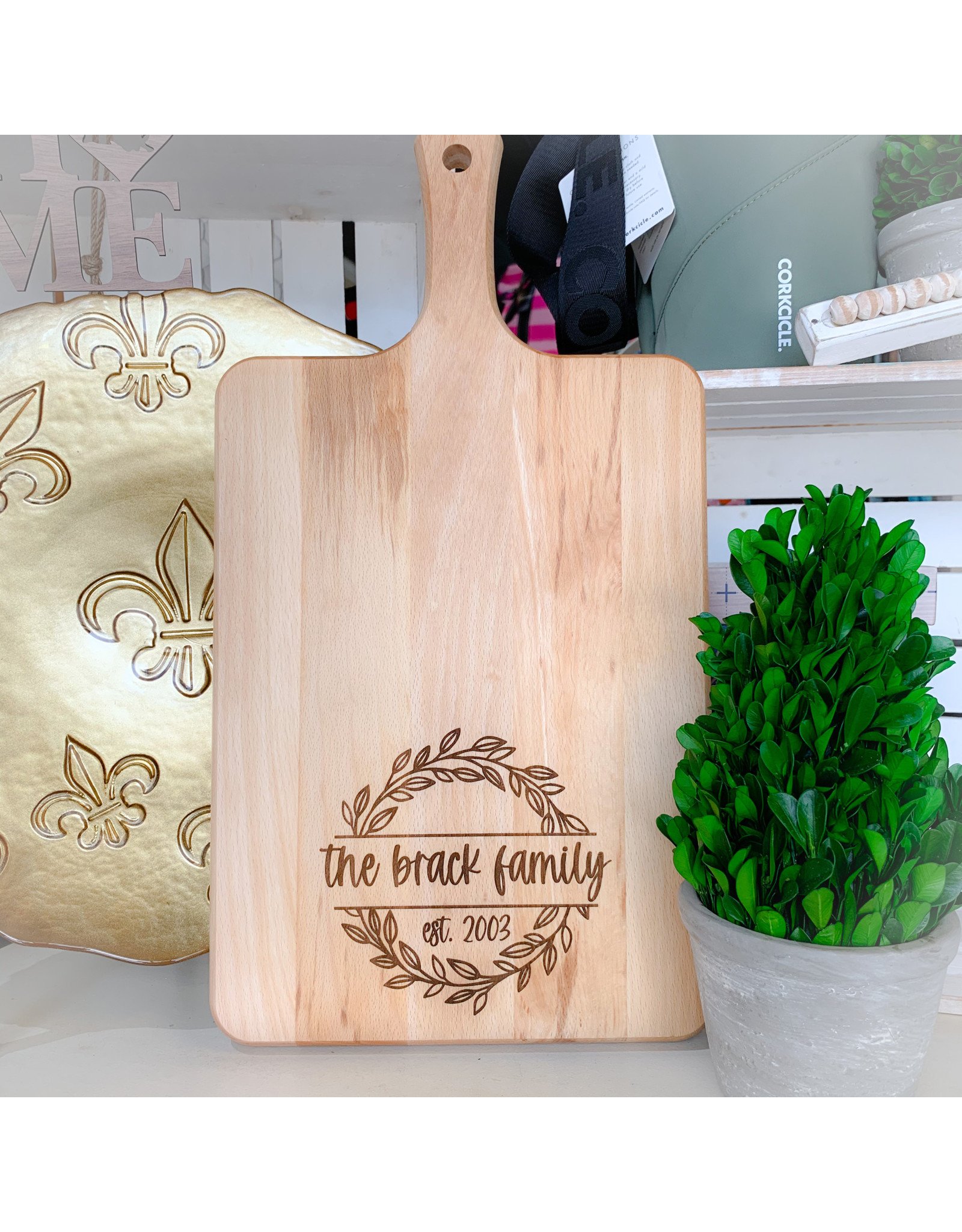 Etched Chopping Board - Great Granparent's Gift