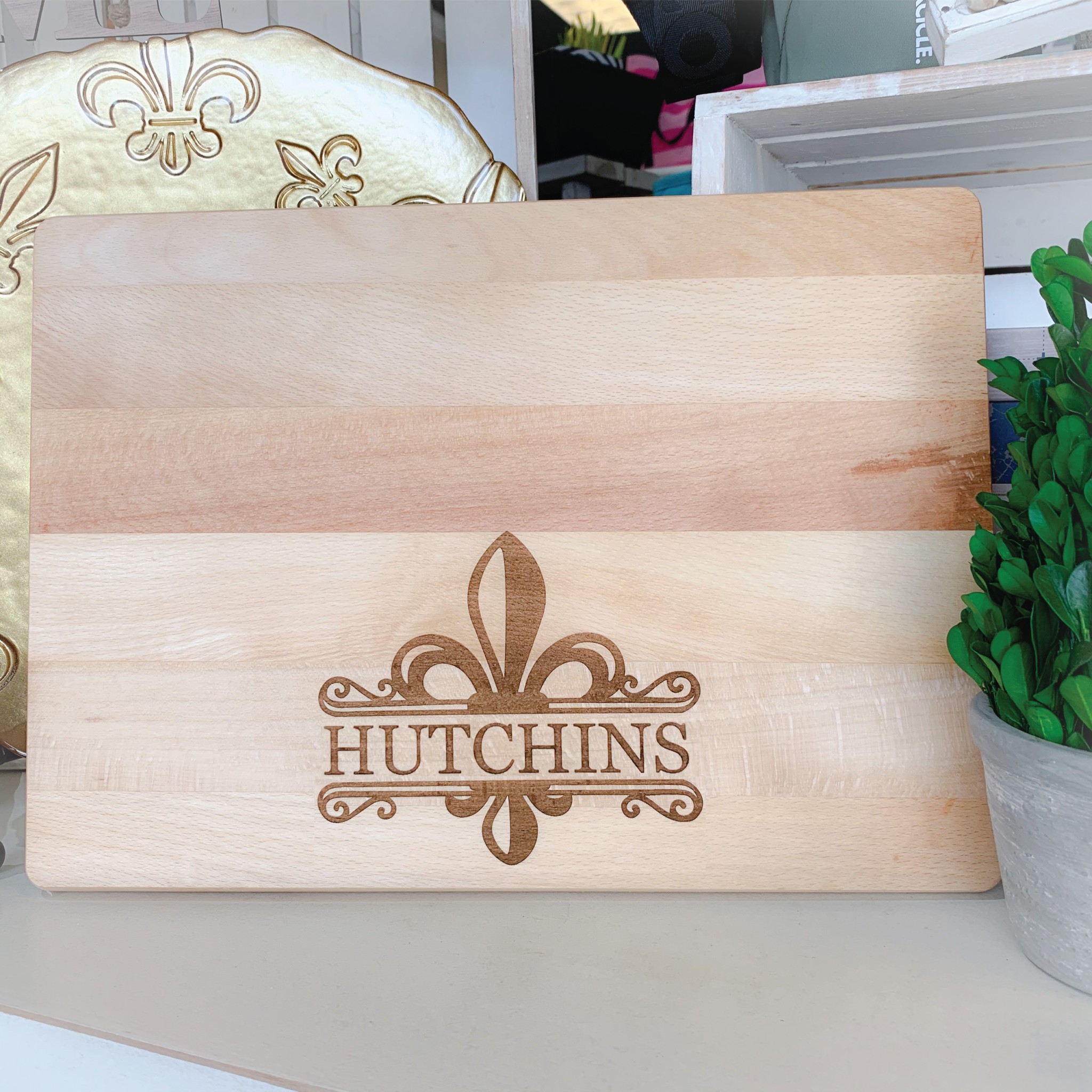 Miche Designs MICHE-Engraved Cutting Board, Sunflower Mother