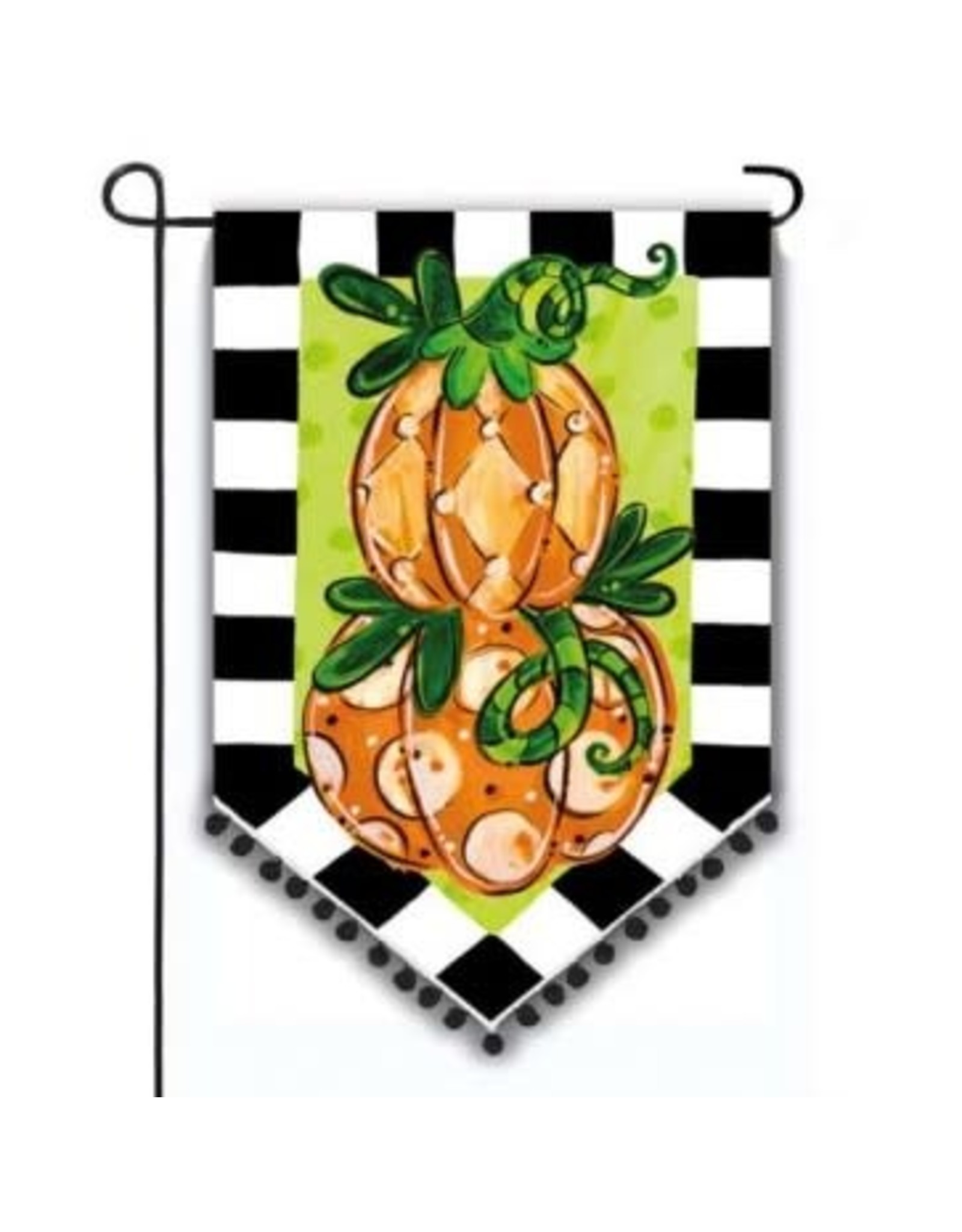 Evergreen Enterprises Tom’s Pumpkin Topiary Garden Flag