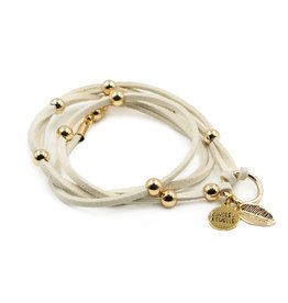 Kinsley Armelle Wrap Collection-Khaki Bracelet