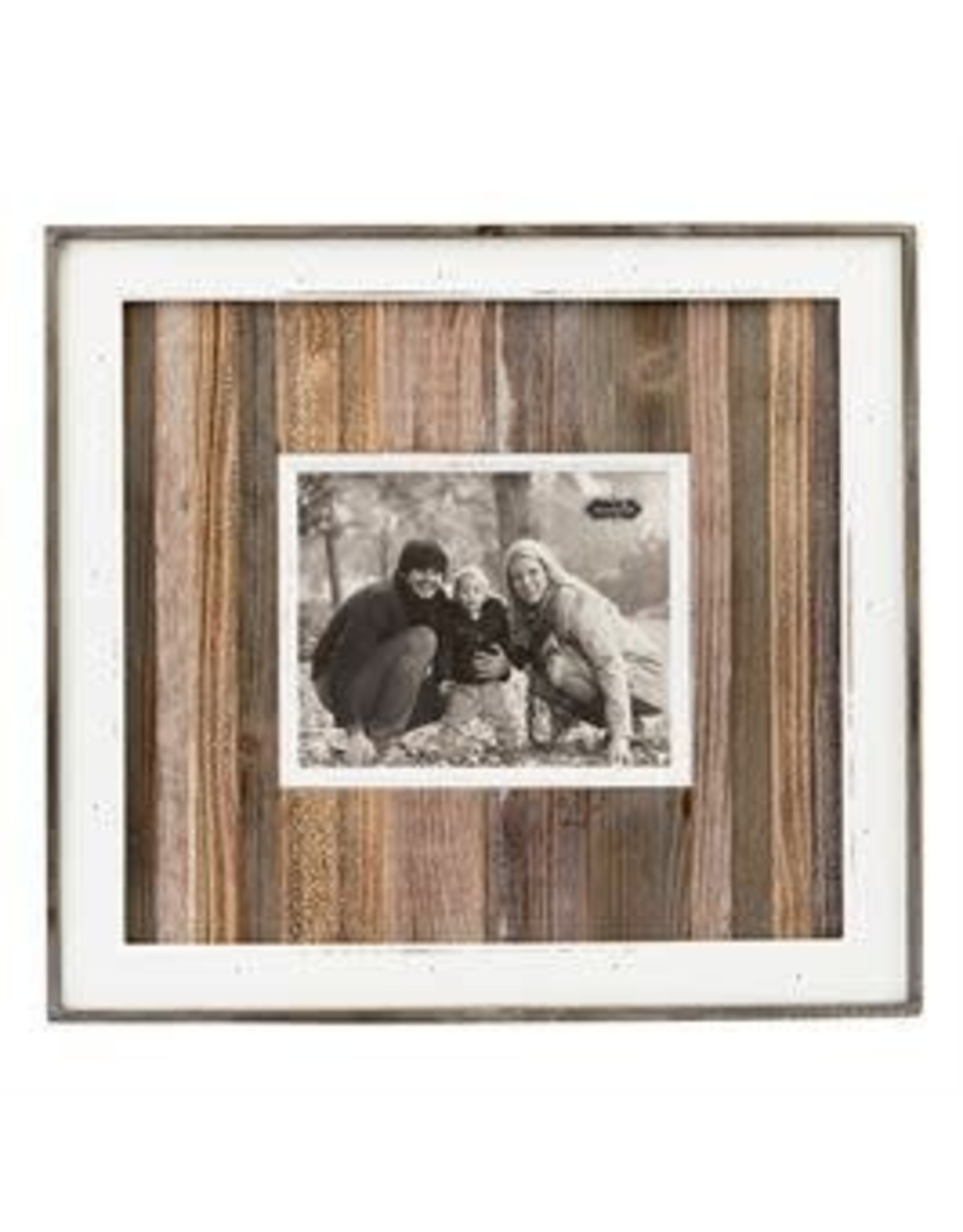 Mud Pie Variegated Wood Planked Picture Frame