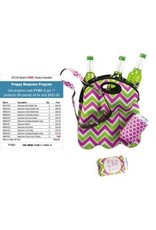 Evergreen Enterprises Preppy Neoprene 6 pk Bottle Tote