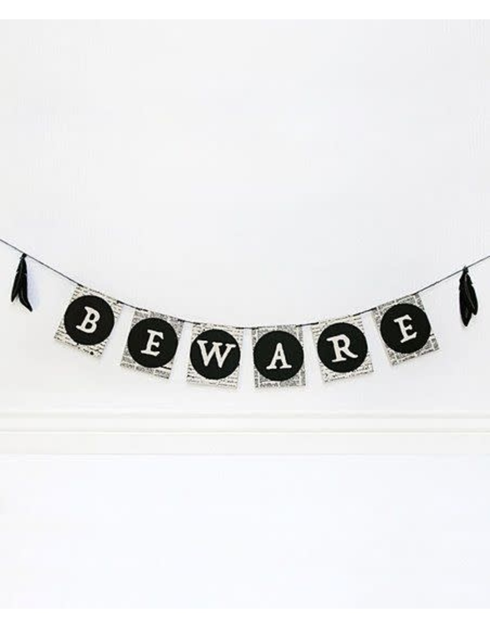 Adams & Co. Beware Wodden Banner