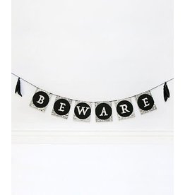 Adams & Co. Beware Wodden Banner