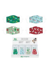 Evergreen Enterprises Children Non-Medical Cotton Face Mask - 4 Christmas Designs