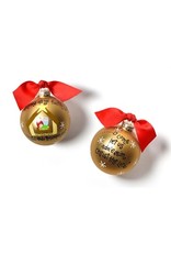 Coton Colors O Come All Ye Faithful Glass Ornaments