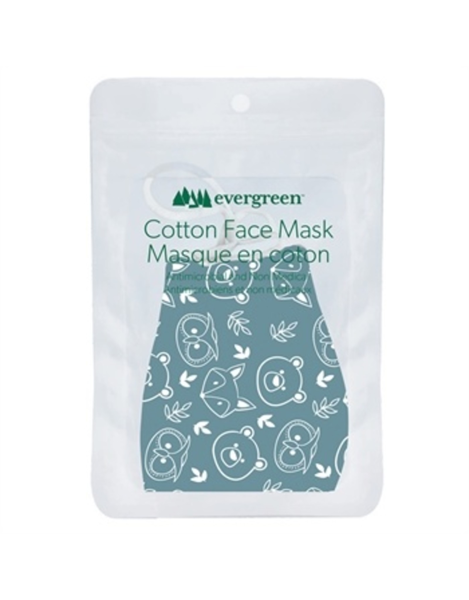 Evergreen Enterprises Children's Non-Medical Antimicrobial Cotton Face Mask