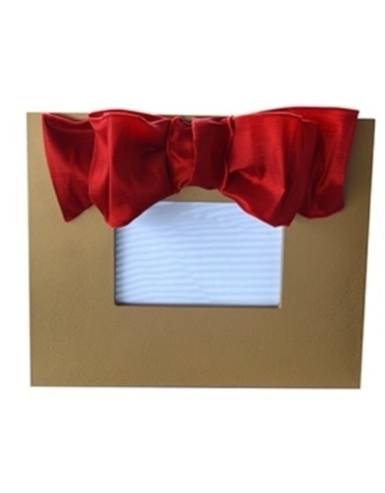 Mainstreet Collection Gold-Red Metallic Bow Frame