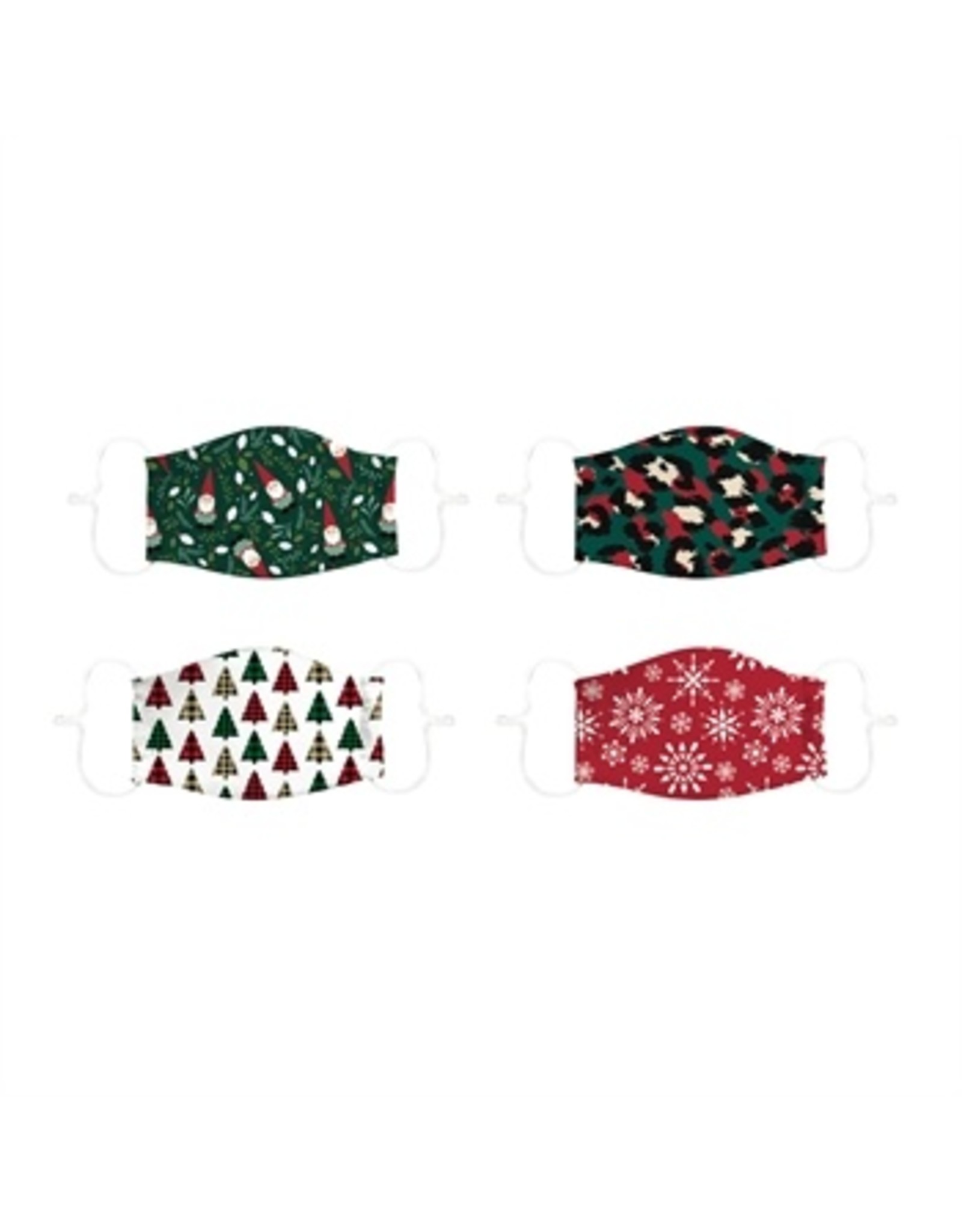 Evergreen Enterprises Adult Non-Medical Cotton Face Mask - 4 Christmas Designs