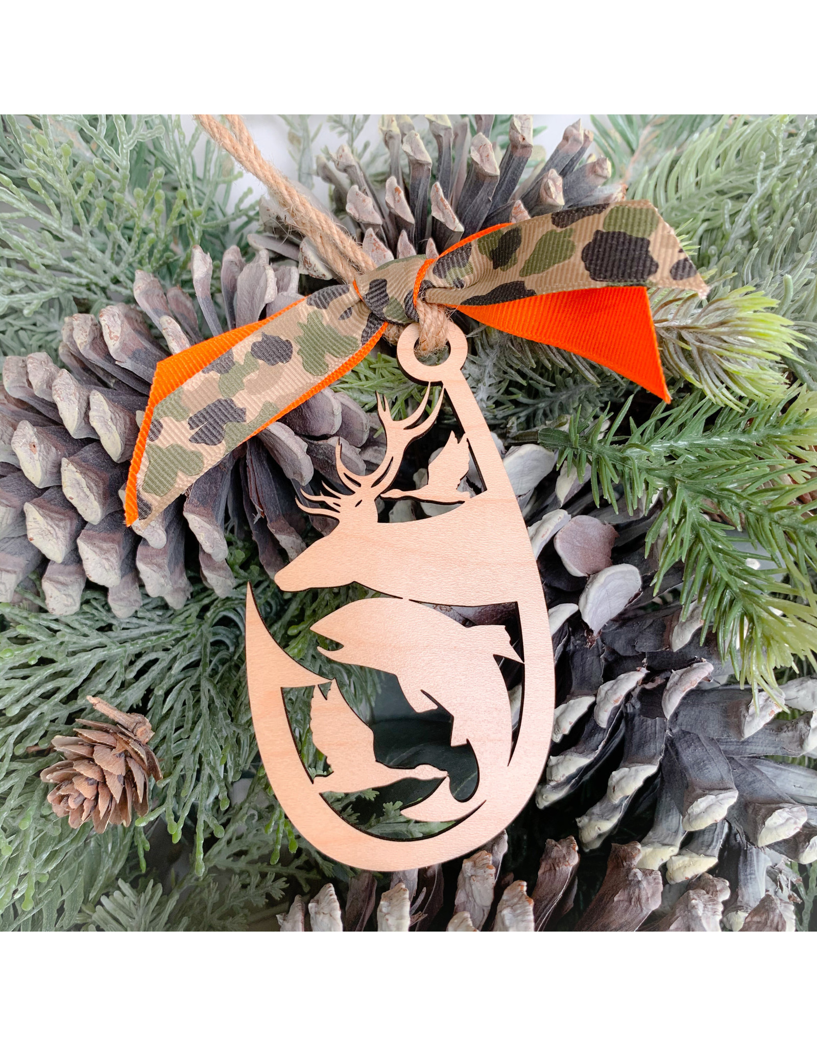 Miche Designs MICHE LASER LA WILDLIFE ORNAMENT