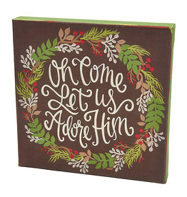 Glory Haus Oh Come Let Us Adore Him Canvas