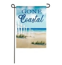 Evergreen Enterprises Gone Coastal Garden Burlap Flag