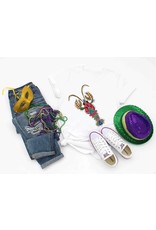 MidWest Tees Funky Mardi Gras Crawfish - Medium