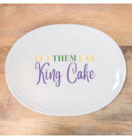 The Royal Standard Let Them Eat King Cake Platter