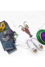 MidWest Tees Funky Mardi Gras Crawfish Shirt - 2XL