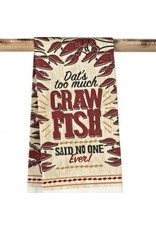 The Parish Line Dat’s Too Much Crawfish Kitchen Towel