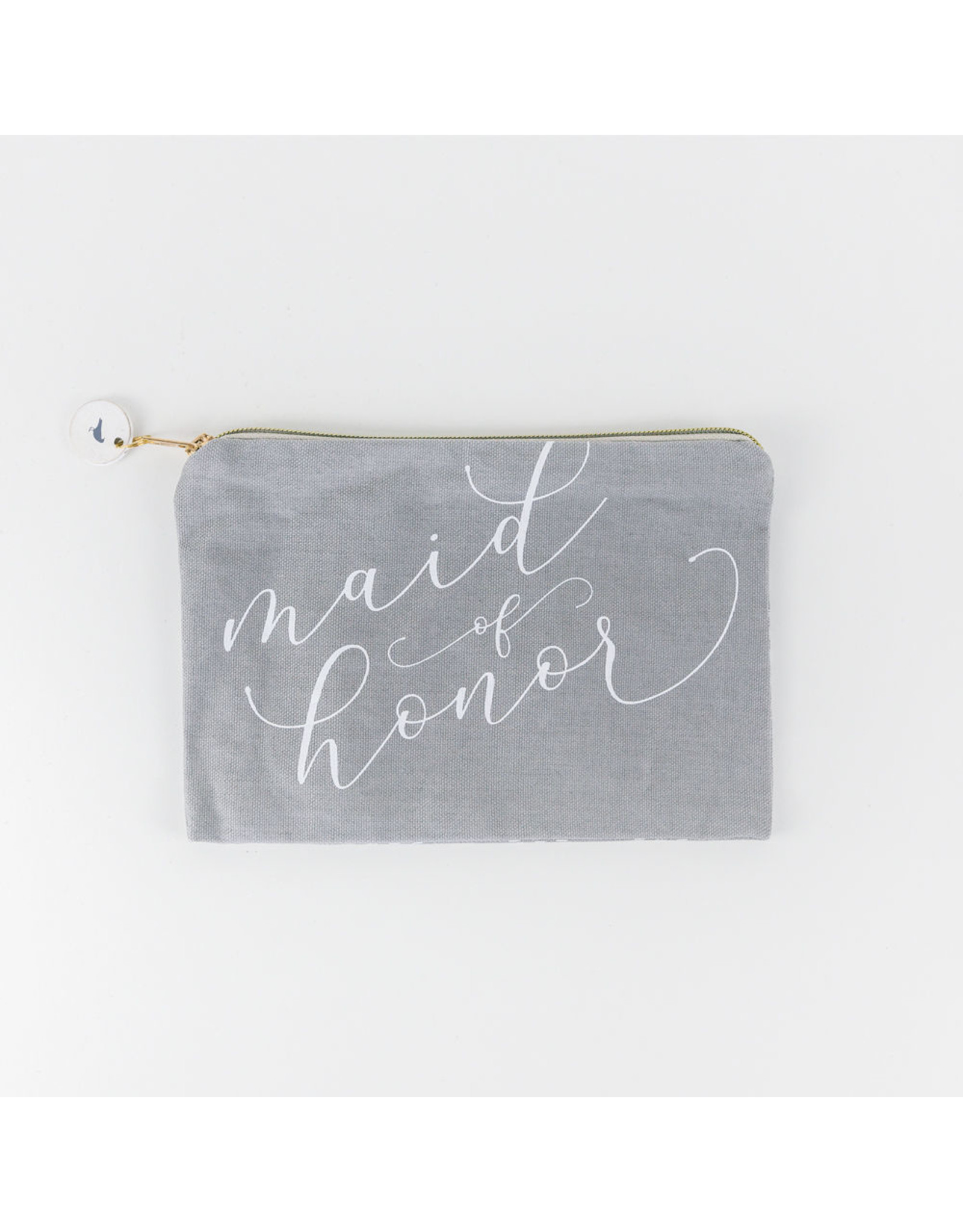 Adams & Co. Maid of Honor Canvas Bag  gy/wh