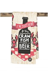 The Parish Line Here for the Crawfish and Beer - Kitchen Towel